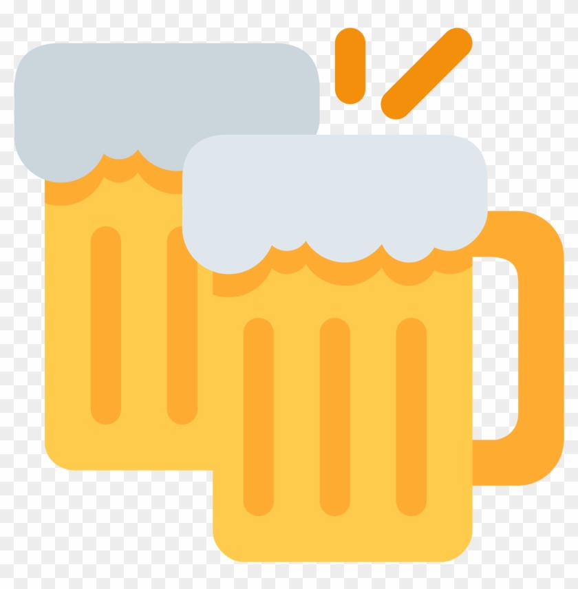 Open - Transparent Background Beer Emoji #330464