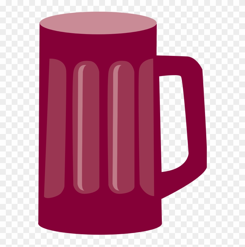 Red Beer Mug Icon - Clip Art #330499