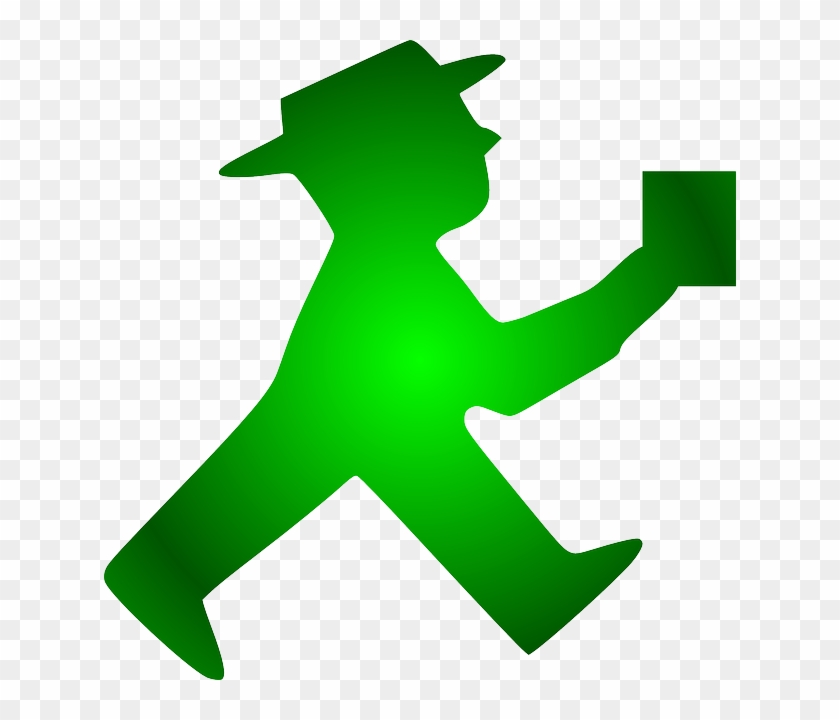 Stereotype Irish, Man, Walking, Beer, Mug, Hat, Green, - Green Man With Hat #330525