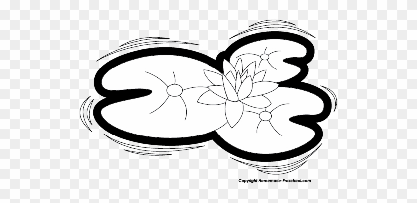 Water Lily Clipart Clipart Lily Pad On Water - White #330540
