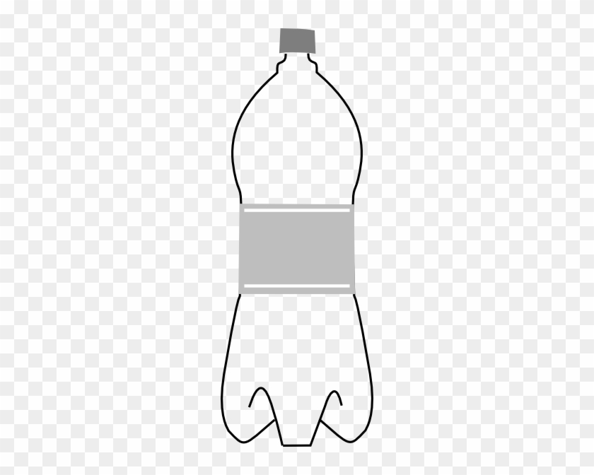 Water Bottle Clipart Black And White - Plastic Bottle Clip Art Black And White #330550
