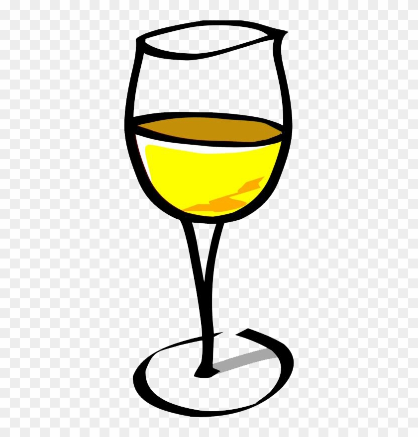 White Wine Wine Glass Clip Art - White Wine Wine Glass Clip Art #330581