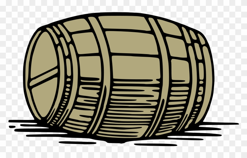 Free Large Barrel - Wine Barrel Clip Art #330733