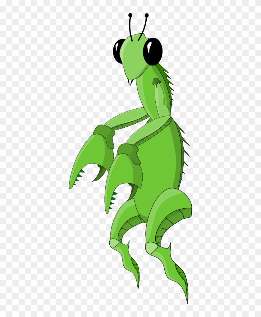 The Mantis Will Have No Walking Animation As He Uses - Illustration #330791