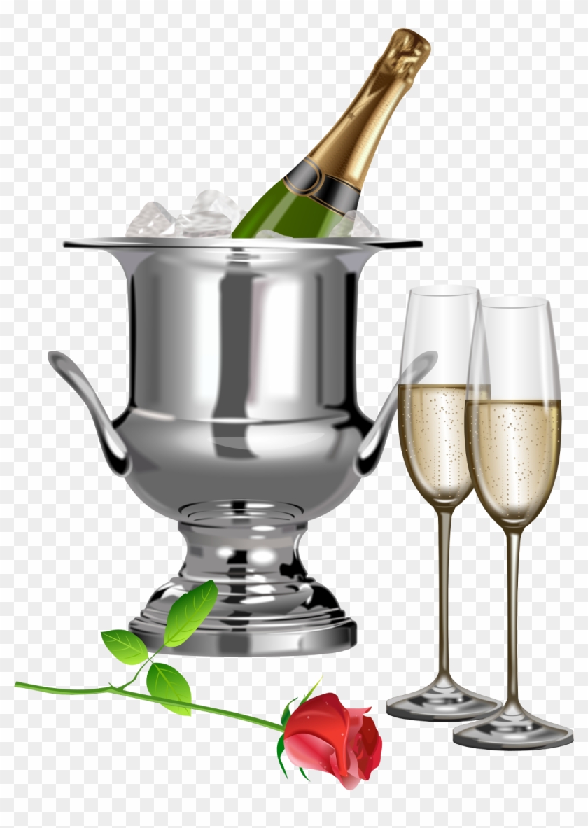 Champagne Clipart Transparent - Wedding Frames For Photoshop #330848