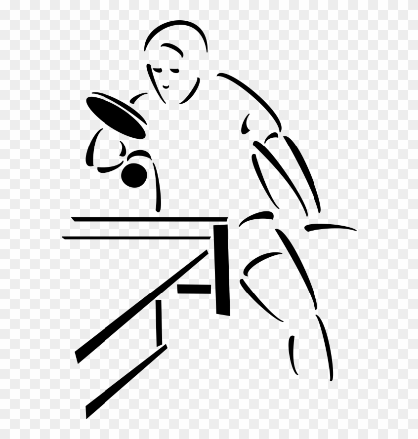 Ping Pong Paddles & Sets Table Clip Art - Ping Pong Paddles & Sets Table Clip Art #330970