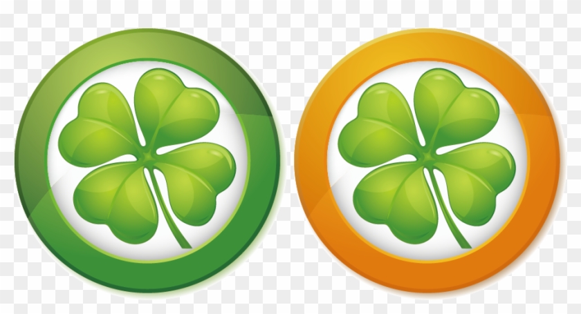 Four Leaf Clover Royalty Free Clip Art - Png Clover Leaf Vector #331046