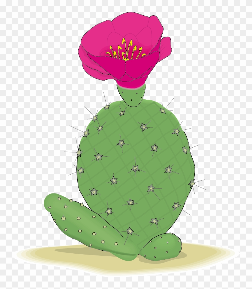 Cactaceae Clip Art - Flores De Cactus Vector Png #331101