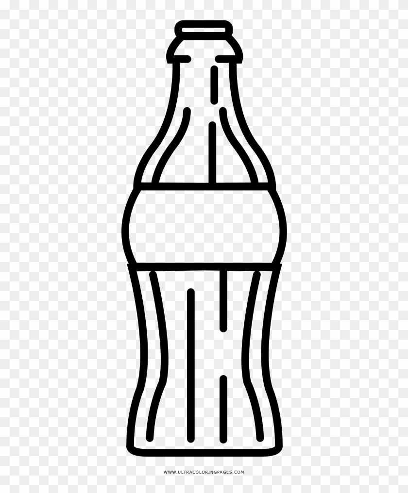 Soda Bottle Coloring Page Refresco Dibujo Para Colorear Free