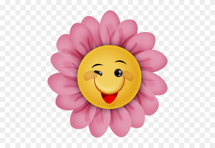 Мне Нравится Альбом «скрап Наборы / Fantasy Moments - Smiley Face Flower Clipart #331486