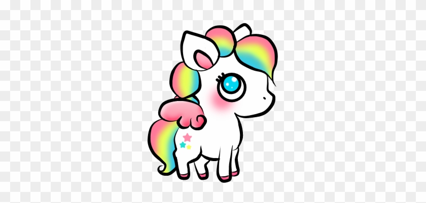 Cute Unicorn Colorful Sticker Remixit Babyunicorn Fr - Cute Unicorn Stickers #331507
