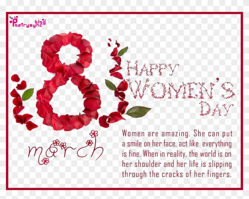 8 March Png Image Hd - Happy Womens Day 2018 #331550