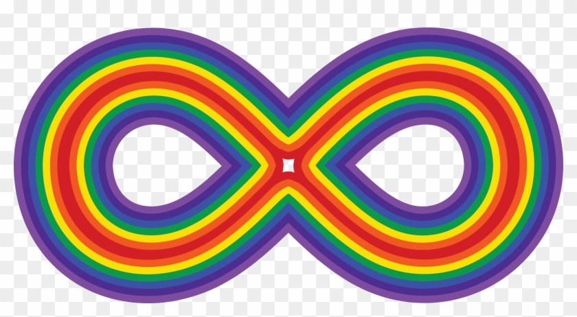 Free Clipart Of A Rainbow Infinity Symbol - Rainbow Infinity #331581