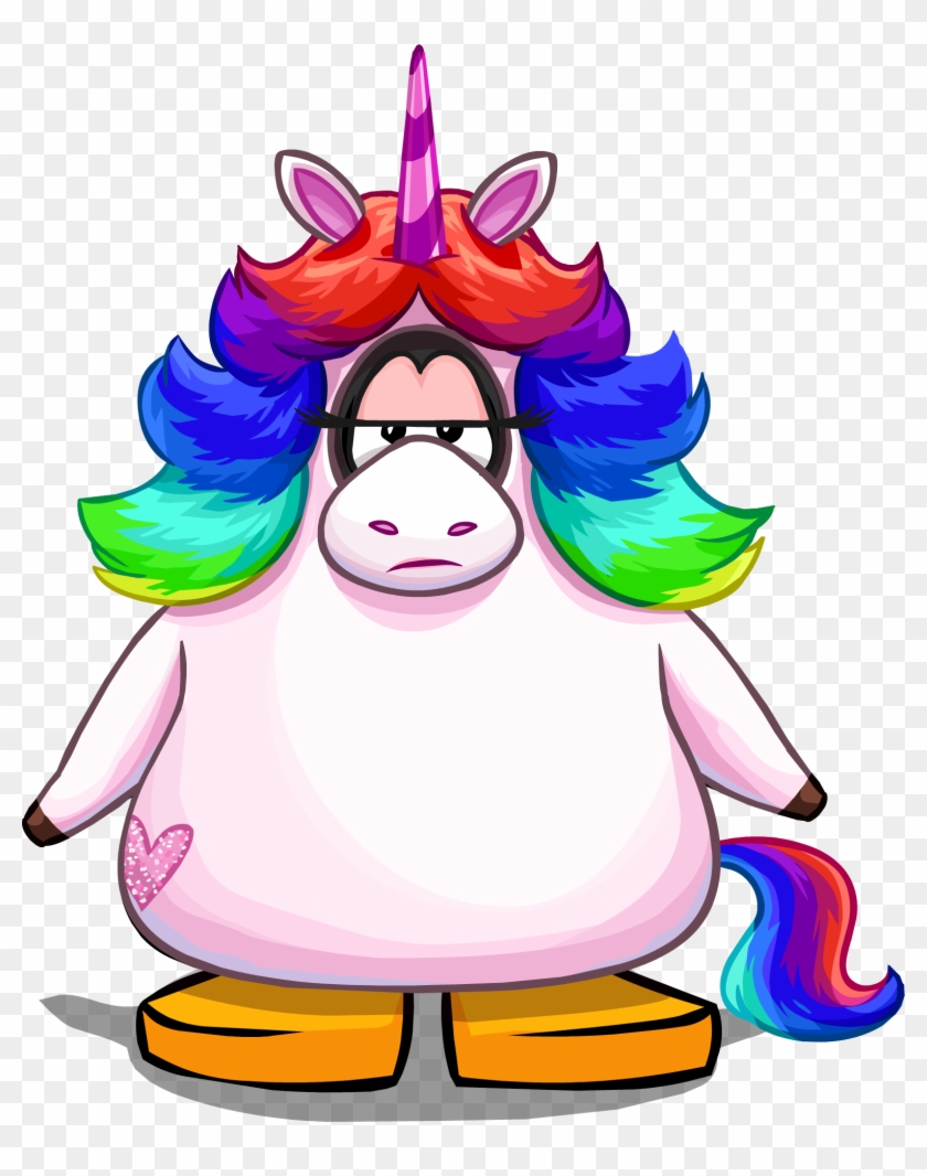 Rainbow Unicorn Outfit Player Card - Rainbow Unicorn Outfit Player Card #331609
