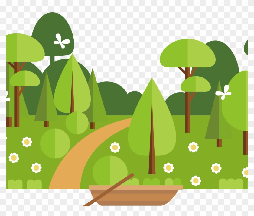 Landscape Flat Design Fukei - Flat Design #331619