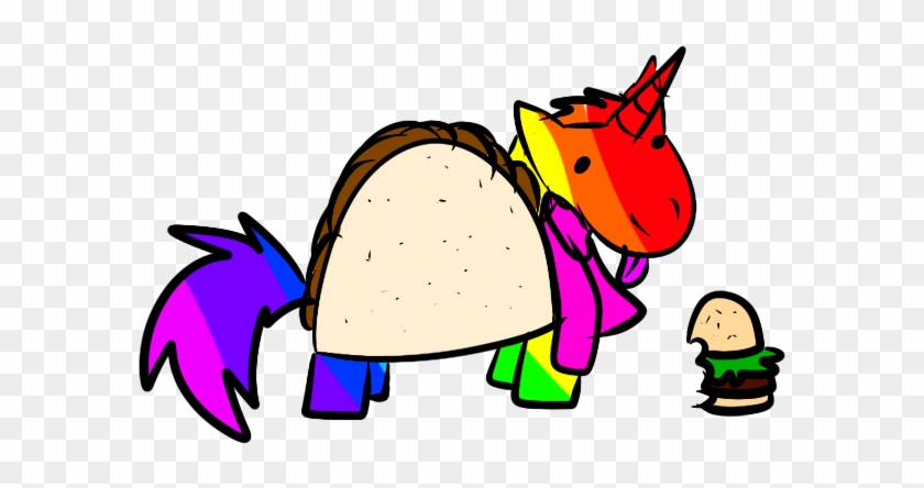 Taco Unicorn By Tylotylo - Unicorn Eating A Taco #331617