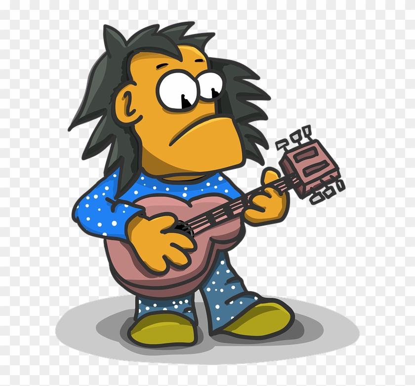 Elvis Cartoon Pictures 21, Buy Clip Art - Gambar Kartun Bermain Gitar #331693