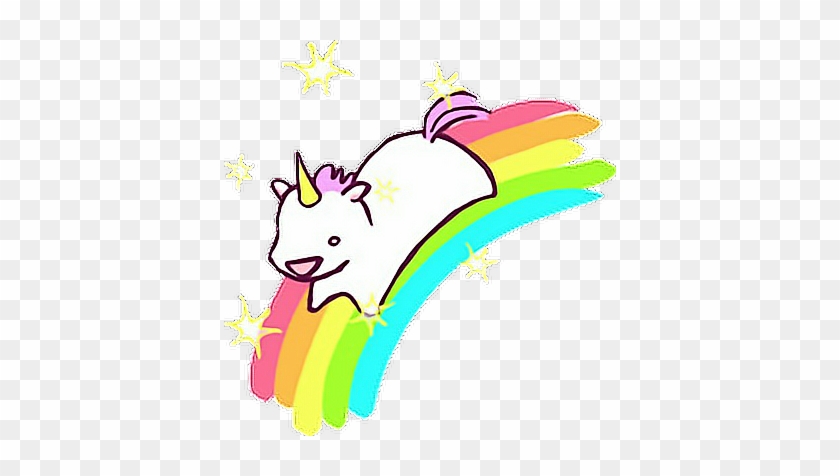Rainbow Arcoiris Unicorn Unicornio Kawaii - Cute Chibi Unicorn #331703