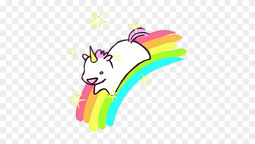 Unicorn Kawaii Cute Rainbow Clipart Draw Thevirtual