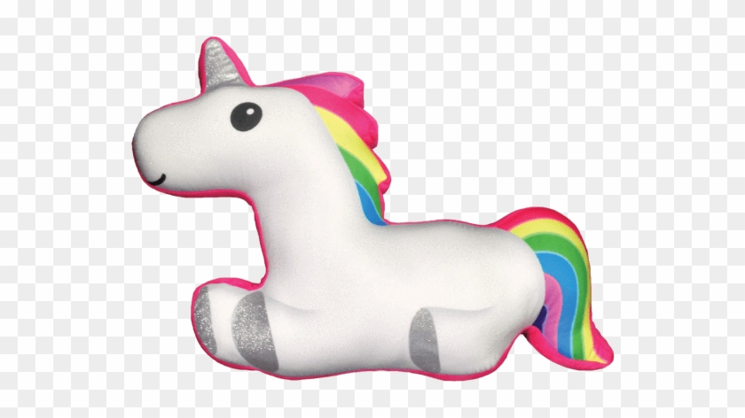 Rainbow Unicorn Glitter Microbead Pillow - Big Mouth Toys Unicorn Sprimkler #331716