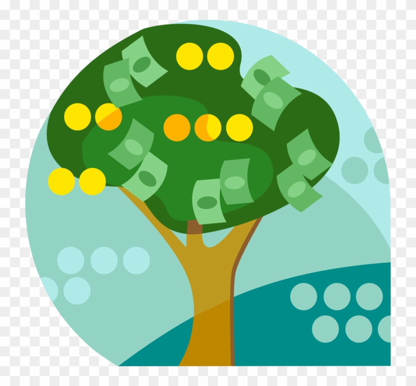 Vector Illustration Of Money Tree Conceptual Negation - Preterm Birth #331730