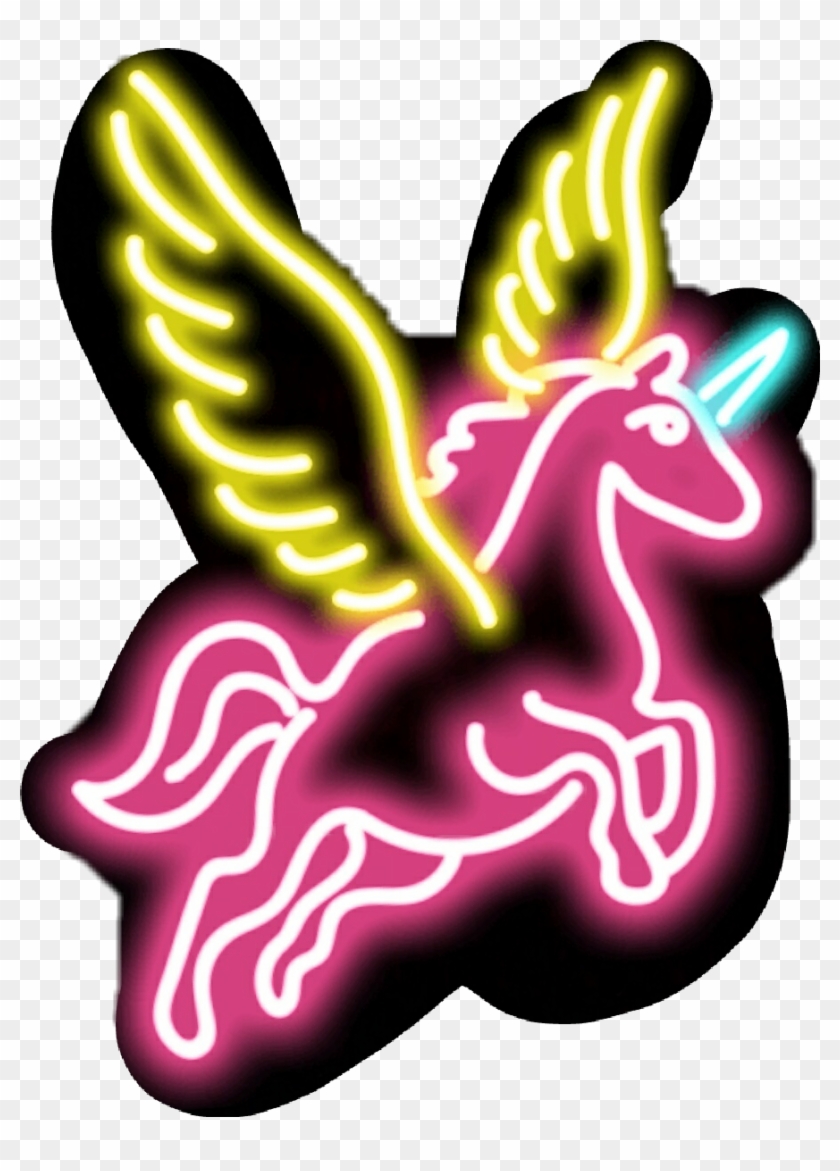 Report Abuse - Neon Png De Unicornios #331731