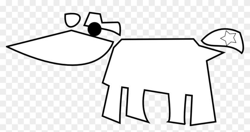 Cow And Star Black White Line Art Hunky Dory Svg Colouringbook - Coloring Book #331761