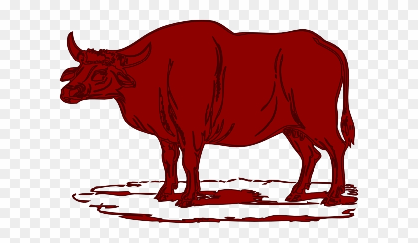 Red Cow Clipart Transparent #331787