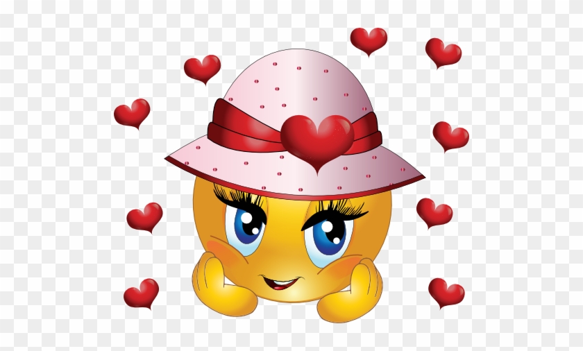 Cute Girl Smiley Emoticon Clipart - Cute Girl Emoji #331837