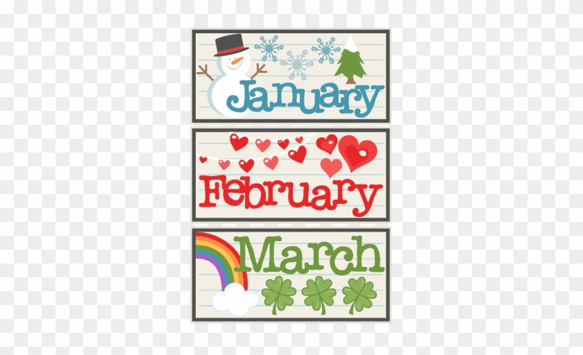 March Clip Art - January February Clipart #331840