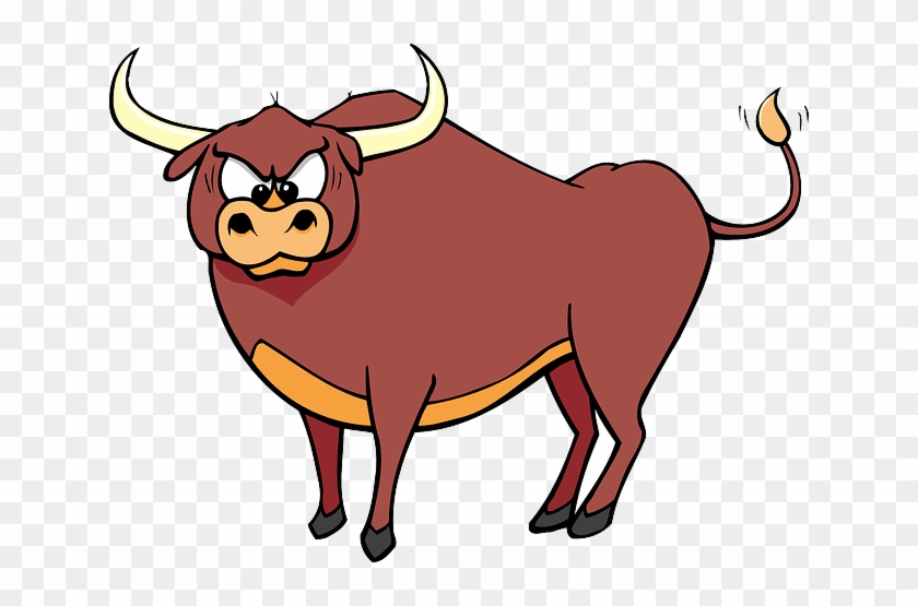 Bull Animal Mammal Domestic Farm Cattle Br - Cartoon Bull #331858