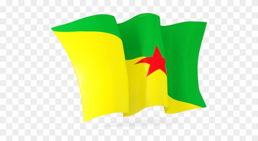 Illustration Of Flag Of French Guiana - French Guiana Flag Gif #331887