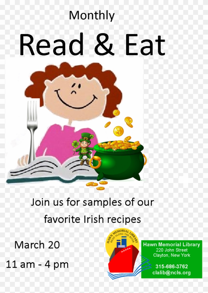 Our Menu This Month - Eat And Read Clipart #331912