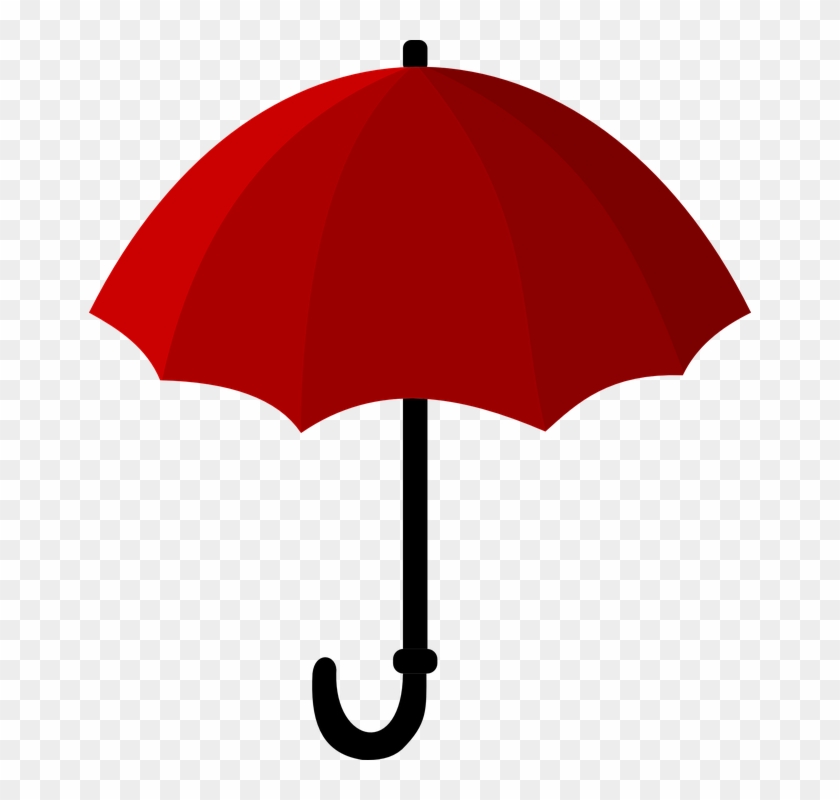 Shower Umbrella Cliparts 14, Buy Clip Art - Guarda Chuva Desenho Vermelho #331910