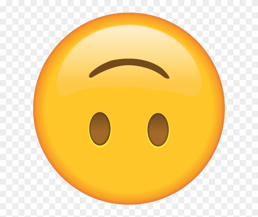 Upside-down Face Emoji - Upside Down Face Emoji #331927