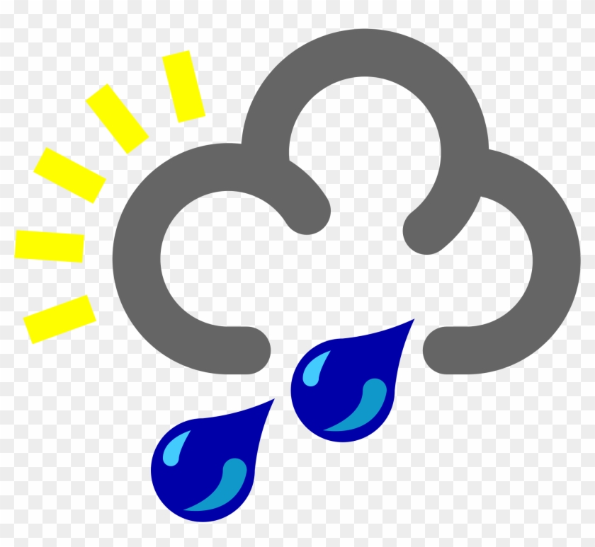 Open - Rain Shower Weather Symbol #331953