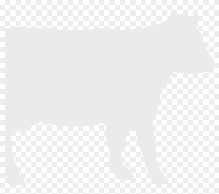 Cow Silhouette - Rund Pictogram #332026