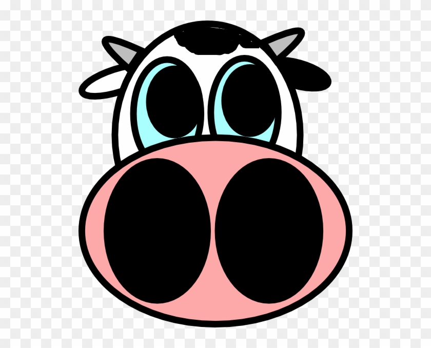 Clare Cow Clip Art At Clker - Easy Cow Face Drawing #332049