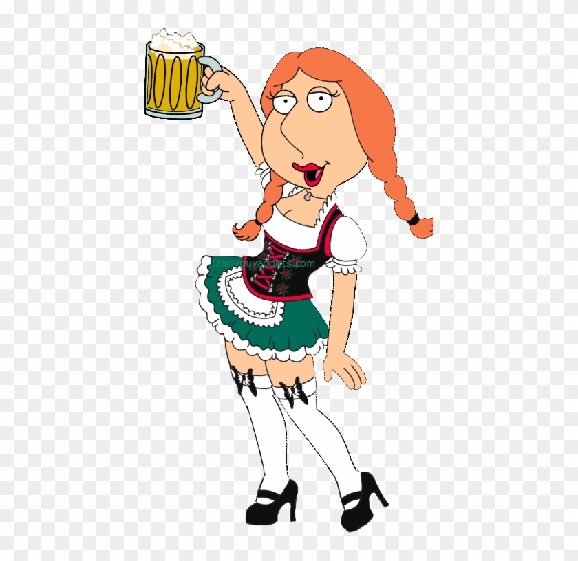 Lederhosen Peter Barmaiden Lois With Brew - Family Guy #332052