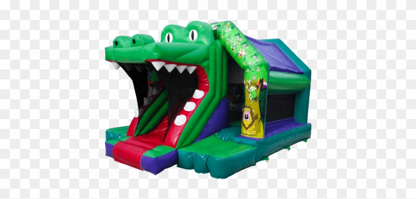 Croco Front Slide Bouncy Castle - Castle #332158