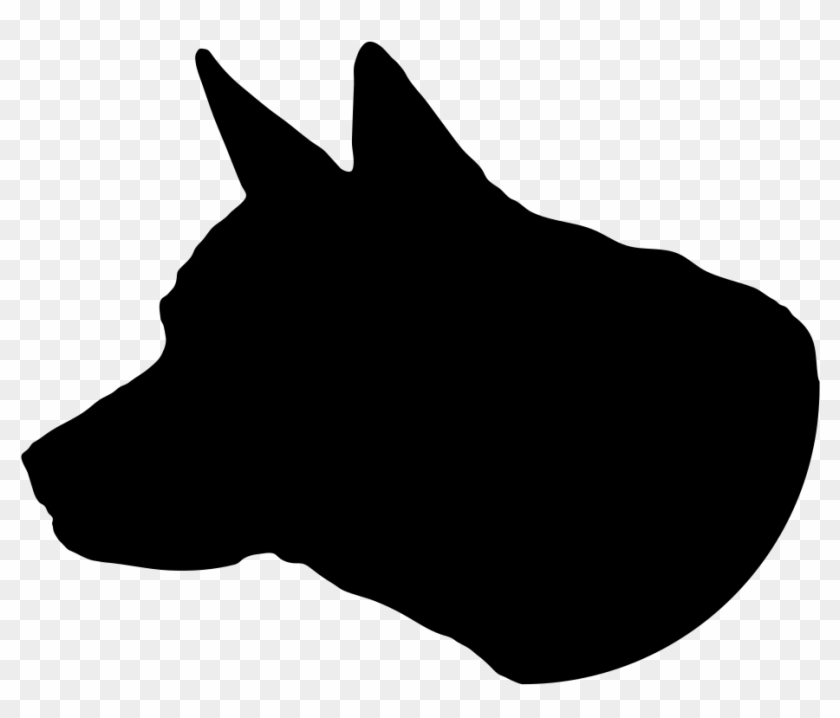 Onlinelabels Clip Art - Boxer Dog Head Silhouette #332163