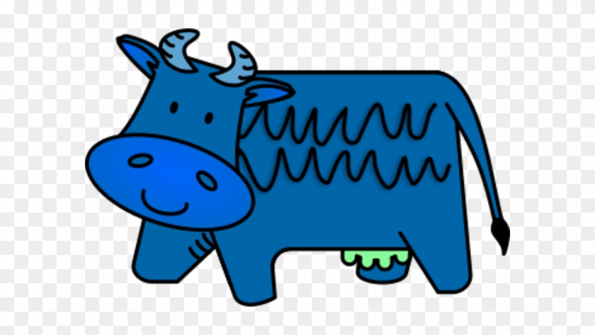 Blue Cow Clip Art - Custom Brown Cow Shower Curtain #332165