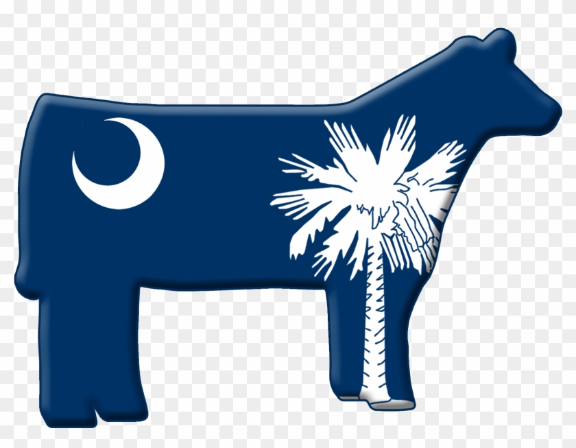 Dhc Sc Livestock Stickers 2 - South Carolina State Flag #332166
