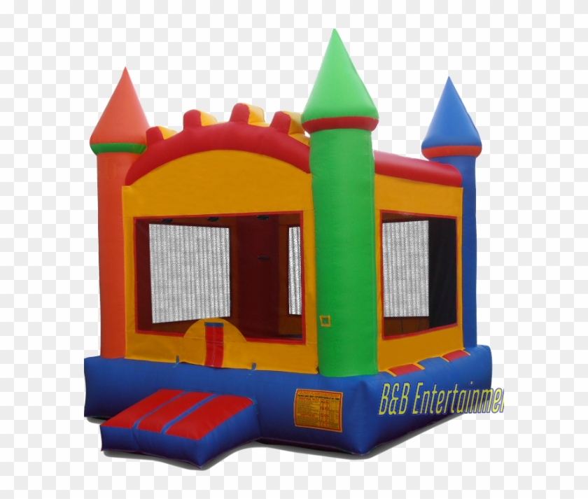 Multi Color Castle 13 X 13 Bounce House - Multi Color Arch Castle Bounce House #332234