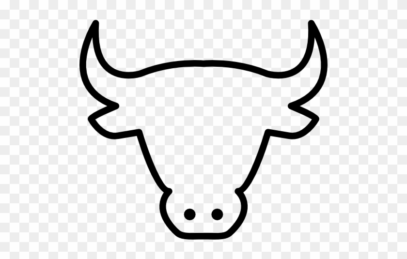 Cow Head Outline Vector - Animal Outline #332320
