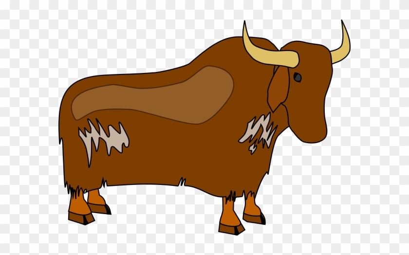 Brown Yak Clip Art At Clker - Clip Art #332348