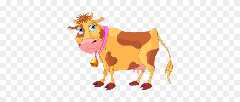 Farm Cartoon Animals Funny Cow Clip Art - Golden Cow Cartoon #332401