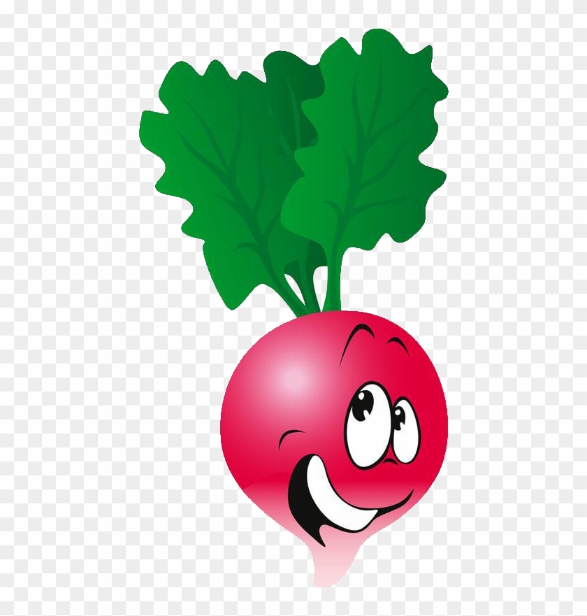 Vegetable Cartoon Radish Royalty-free - Vegetable Cartoons Clipart #332497