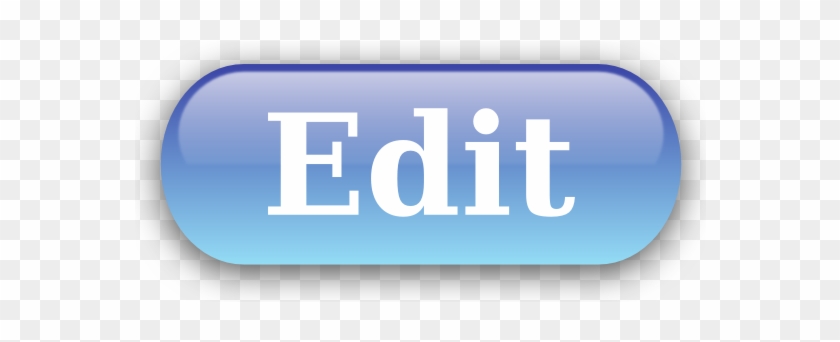 Edit Button Blue Clip Art - East Lothian Council #332513