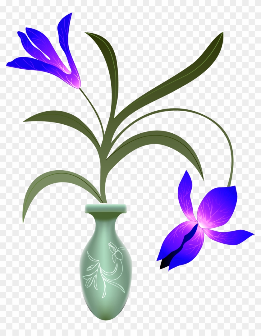 Vase Drawing Flower - Vase Drawing Flower #332794